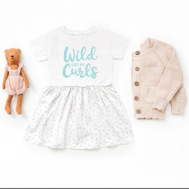 The Juniper Shop Wild Like My Curls Infant Dress