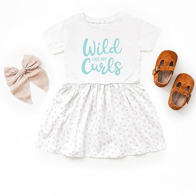 The Juniper Shop Wild Like My Curls Infant Dress