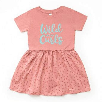 The Juniper Shop Wild Like My Curls Infant Dress