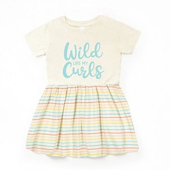 The Juniper Shop Wild Like My Curls Infant Dress