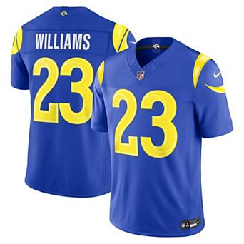 Men's Nike Kyren Williams Royal Los Angeles Rams Team Vapor F.U.S.E. Stitched Limited Jersey