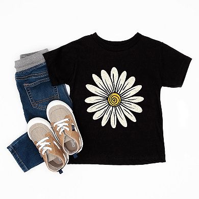 The Juniper Shop White Daisy Toddler Short Sleeve Tee