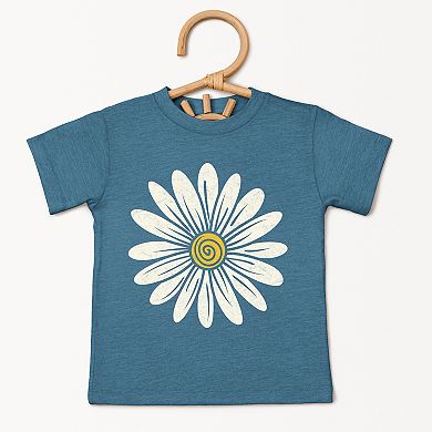 The Juniper Shop White Daisy Toddler Short Sleeve Tee