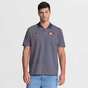 Men's Nike Navy/White Houston Astros Striped Victory Dri-FIT Polo
