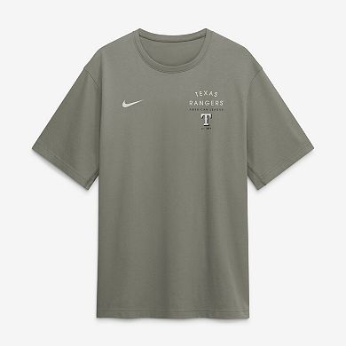 Men's Nike Olive Texas Rangers Statement Dri-FIT Primary T-Shirt