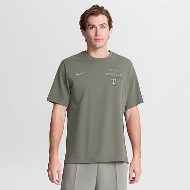 Men's Nike Olive Texas Rangers Statement Dri-FIT Primary T-Shirt