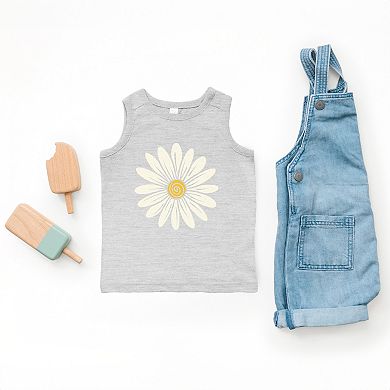 The Juniper Shop White Daisy Toddler Tank