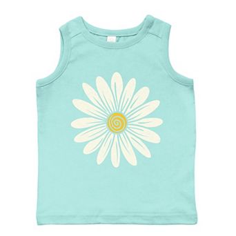 The Juniper Shop White Daisy Toddler Tank