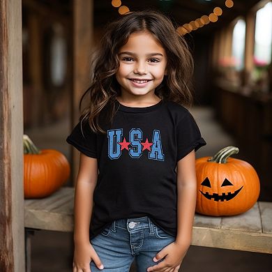 The Juniper Shop Varsity USA Red Stars Youth Short Sleeve Tee