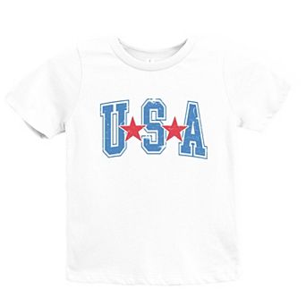 The Juniper Shop Varsity USA Red Stars Youth Short Sleeve Tee
