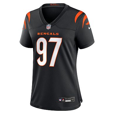 Women's Nike Dexter Lawrence II Black Cincinnati Bengals Game Jersey