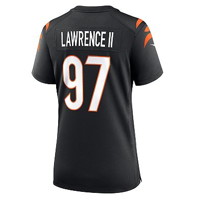 Women's Nike Dexter Lawrence II Black Cincinnati Bengals Game Jersey
