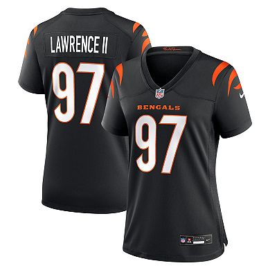 Women's Nike Dexter Lawrence II Black Cincinnati Bengals Game Jersey