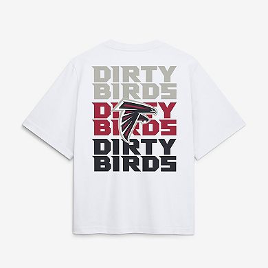 Women's Nike White Atlanta Falcons Redesign Boxy T-Shirt