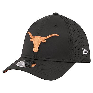 Men's New Era Black Texas Longhorns 39THIRTY M-Crown Flex Fit Hat