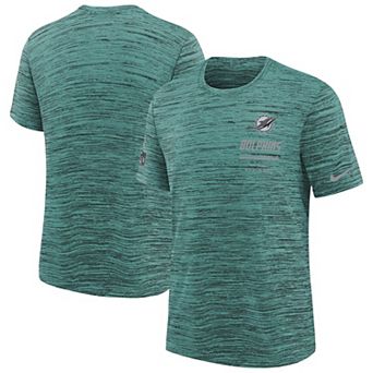 Youth Nike Aqua Miami Dolphins Sideline Velocity Dri-FIT T-Shirt