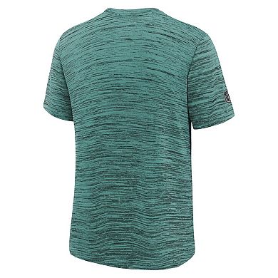 Youth Nike Aqua Miami Dolphins Sideline Velocity Dri-FIT T-Shirt