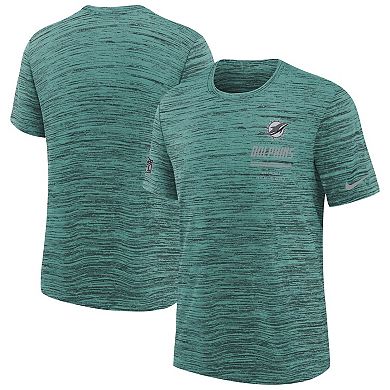Youth Nike Aqua Miami Dolphins Sideline Velocity Dri-FIT T-Shirt