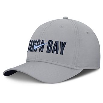 Men's Nike Gray Tampa Bay Rays Primetime Rise Dri-FIT Flex Hat