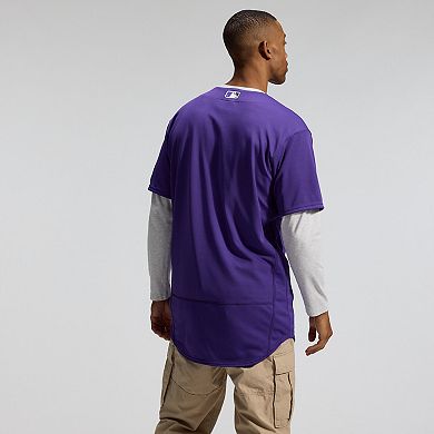 Men's Nike Purple Colorado Rockies Alternate Authentic Jersey
