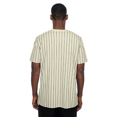 Men's New Era Cream Team USA Mesh Back Pinstripe T-Shirt
