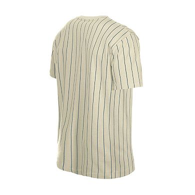 Men's New Era Cream Team USA Mesh Back Pinstripe T-Shirt