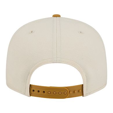 Men's New Era Light Beige/Khaki Houston Astros Two-Tone Color Pack 9FIFTY Snapback Hat