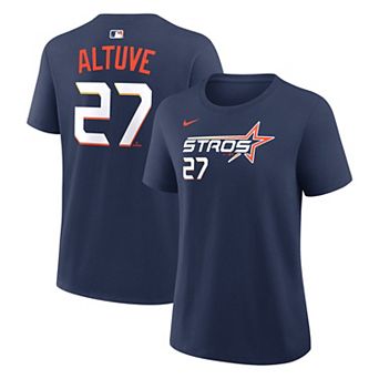 Women's Nike Jose Altuve Navy Houston Astros City Connect Name & Number T-Shirt