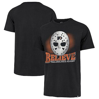 Men's '47 Black Philadelphia Flyers Believe Franklin T-Shirt
