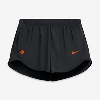 Women's Nike Black Clemson Tigers Tempo Mid-Rise Dri-FIT Shorts