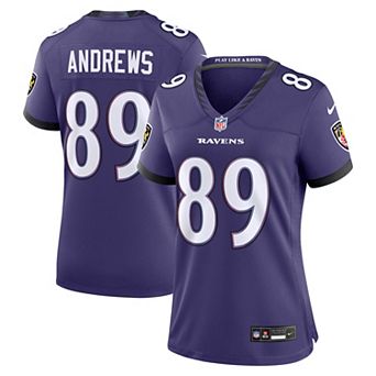 Women's Nike Mark Andrews Purple Baltimore Ravens Team Game Jersey