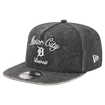 Men's New Era Black Detroit Tigers City Slogan A-Frame 9FIFTY Snapback Hat