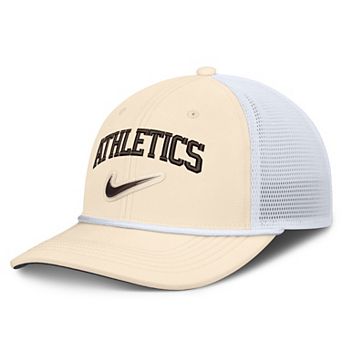 Men's Nike Natural/White Athletics Rise Dri-FIT Trucker Adjustable Hat