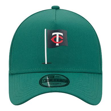 Men's New Era Green Minnesota Twins Pin Seeker 9FORTY A-Frame Adjustable Hat