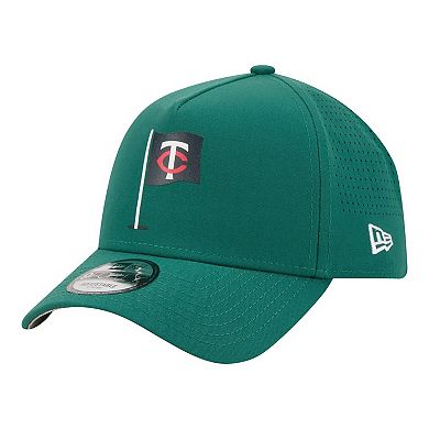 Men's New Era Green Minnesota Twins Pin Seeker 9FORTY A-Frame Adjustable Hat