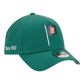 Men's New Era Green Detroit Tigers Pin Seeker 9FORTY A-Frame Adjustable Hat