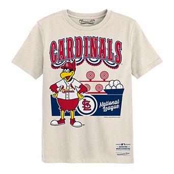 Preschool Mitchell & Ness Cream St. Louis Cardinals Step Back Up T-Shirt