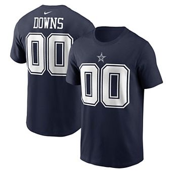 Men's Nike Caleb Downs Navy Dallas Cowboys Name & Number T-Shirt