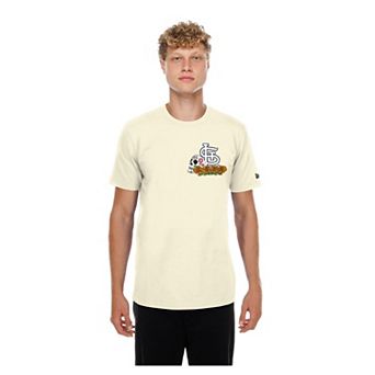 Men's New Era Natural St. Louis Cardinals Dia de los Muertos Sugar Skull T-Shirt