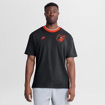 Men's Nike Black Baltimore Orioles Cooperstown Collection Ringer T-Shirt