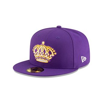 Men's New Era Purple Los Angeles Kings Vintage Core 59FIFTY Fitted Hat