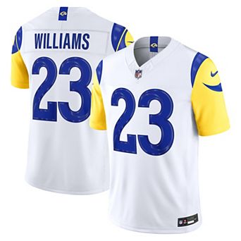 Men's Nike Kyren Williams White Los Angeles Rams Vapor F.U.S.E. Sewn Down Limited Jersey