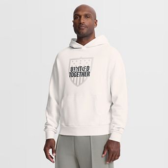 Men's Fanatics Cream Team USA Oversized Type Play Location Hoodie