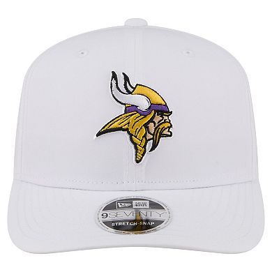 Men's New Era White Minnesota Vikings Name Plate 9SEVENTY Adjustable Hat