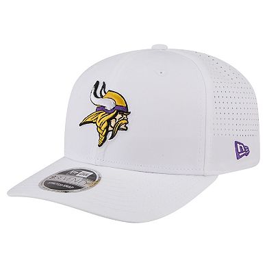 Men's New Era White Minnesota Vikings Name Plate 9SEVENTY Adjustable Hat