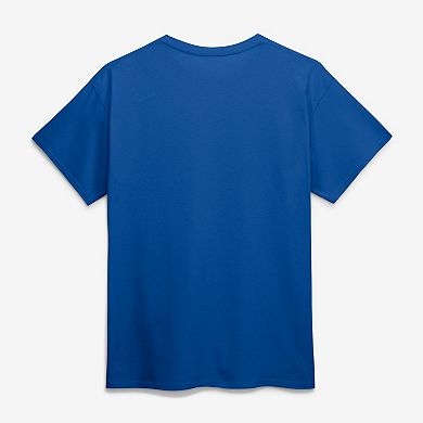Men's Logo Athletic Blue Orlando Magic Wordmark T-Shirt