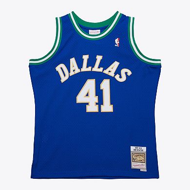Dirk Nowitzki Dallas Mavericks Royal 1998 Swingman Jersey