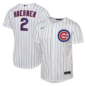 Men's Nike Nico Hoerner White Chicago Cubs Home Replica Jersey