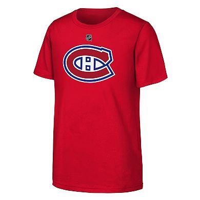 Youth Outerstuff Red Montreal Canadiens Primary Logo T-Shirt