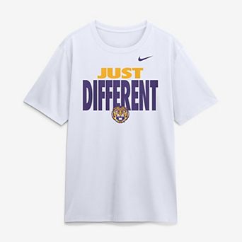 Men's Nike White LSU Tigers Just Different Legend Dri-FIT T-Shirt